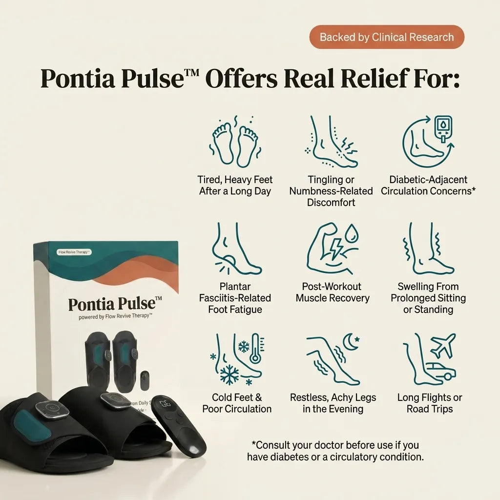 Pontia Pulse™ - Evening Relief Sandals